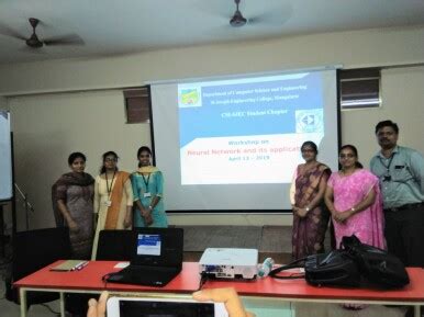 CSE: Workshop on Neural Networks and its Applications - St Joseph ...