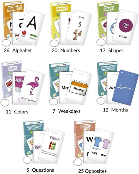 Little Champion Reader Educational Flash Cards for Toddlers - ABC ...
