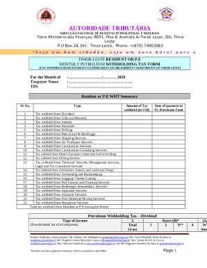 TIMOR GAP, E.P. Doc Template | pdfFiller