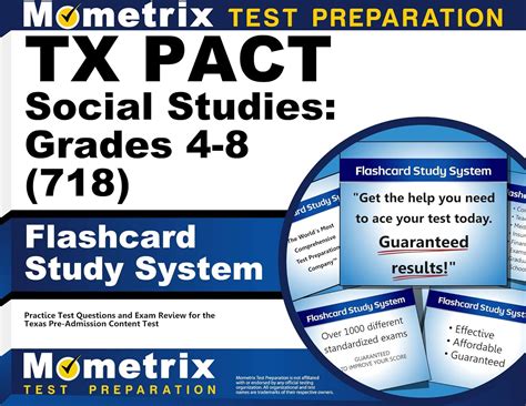 Buy Tx Pact Social Studies - Grades 4-8 718 Flashcard Study System ...