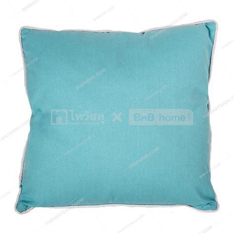 หมอนอิง KASSA HOME รุ่น 16S131C-45-LT. BLUE ขนาด 45 x 45 x 10 ซม. ...