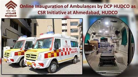 HUDCO CSR initiative: Provide ambulances with ACLS facility to Civil ...