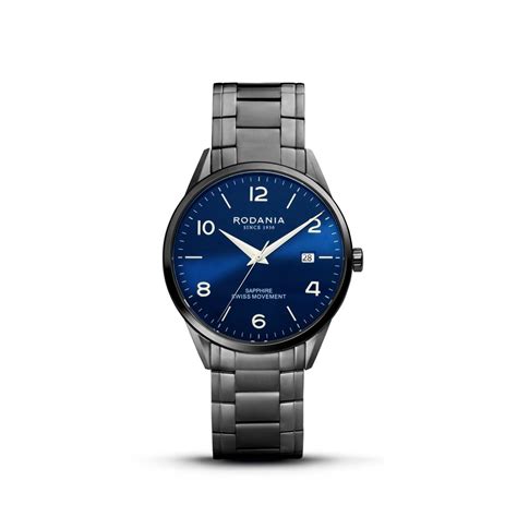 RODANIA Locarno Swiss Made Blue Round Unisex Watch- R16011 – HiYATH ...