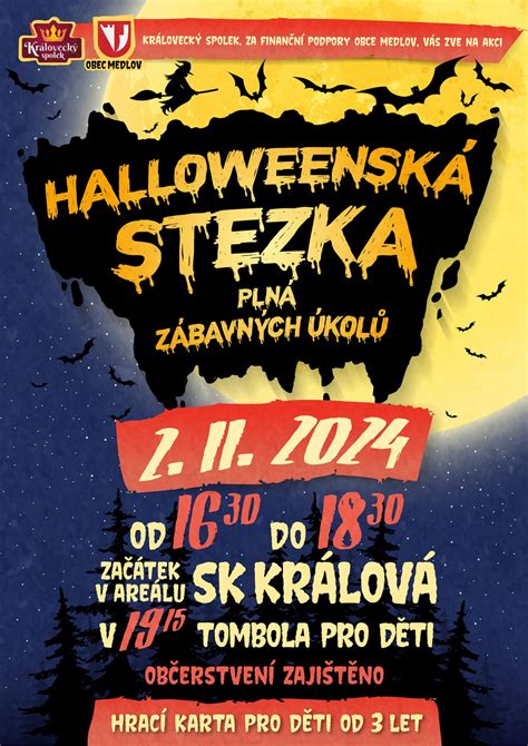 HALLOWEENSKÁ STEZKA v Králové 2024, Sk Králová 1954, Sumperk , 2 ...