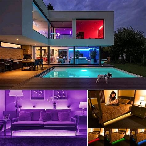 3M RGB LED Strip Lights, LED Mood Lights, Multi Coloured USB TV ...