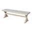 International Concepts Casual Unfinished Accent Bench 60-in x 14.56-in ...