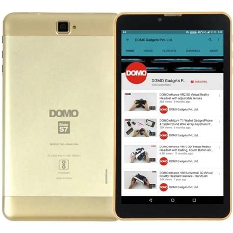 DOMO Slate S7 - Price in India, Specifications & Features | Tablets
