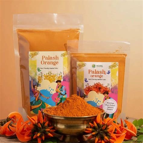 Organic Orange Holi Colors Natural Botanical Powder – ACTVEBODY
