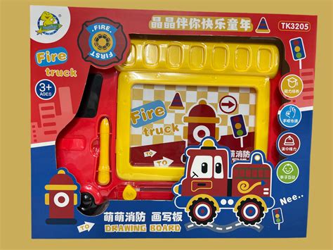 Fire truck colour drawing board – Brainwave61