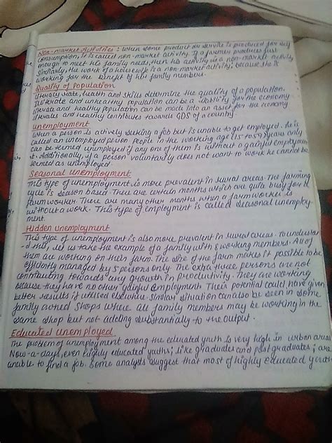 Notes economics class 9 ch2 - Brainly.in