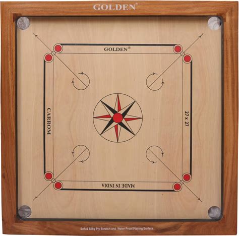 KD Sports Golden Carrom Board: Antique Indoor Game, Approved India | Ubuy