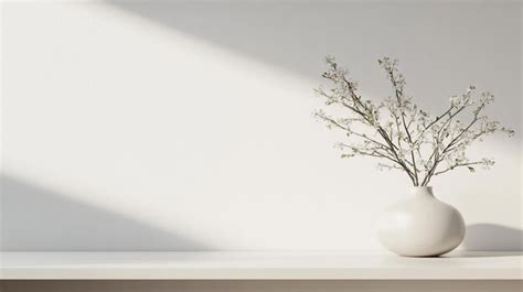 Minimalist room with parlor palm | Premium AI-generated image