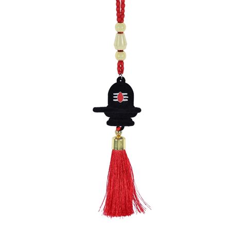 Black Shivling Latkan | Car Hanging | Rear View Mirror Hanger