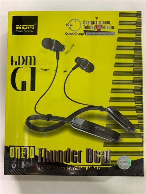 GOLDEN ACCESSORIES KDM G1 Thunder Beat 1x60 Edition Wireless Headset ...