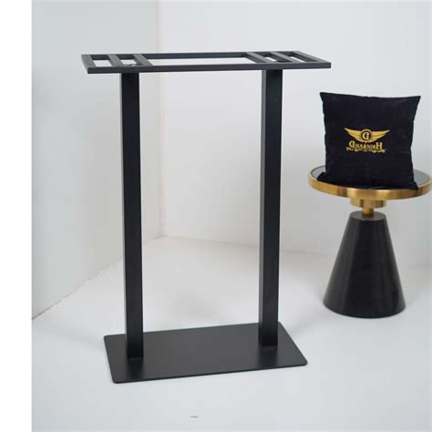 Buy Icon MS Bar Height Double Pillar Table Base at Wholesale – Gharnish