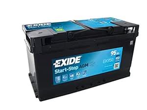 Exide EK950 AStarter Battery Start-Stop 12V 95Ah 900A : Amazon.in: Car ...
