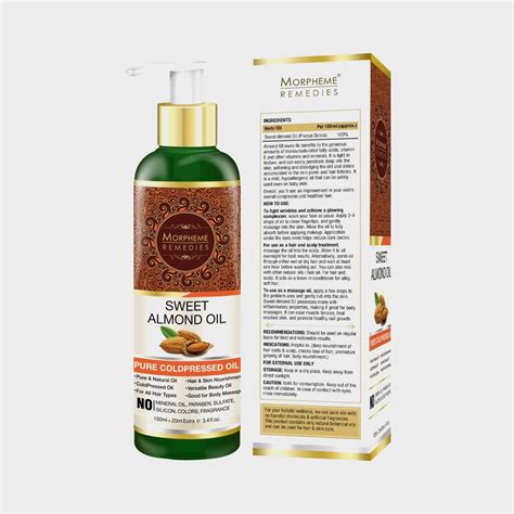 Morpheme Remedies Pure Sweet Almond Coldpressed Oil For Hair And Skin ...
