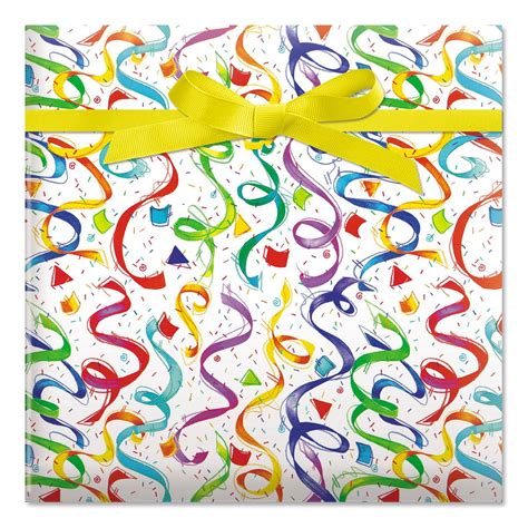Current Happy Birthday Confetti Jumbo Roll Heavyweight Gift Wrap Paper ...