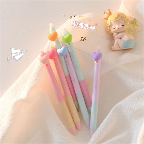 Kawaii Heart Pop Gel Pens – Pastel Colors – Its For You