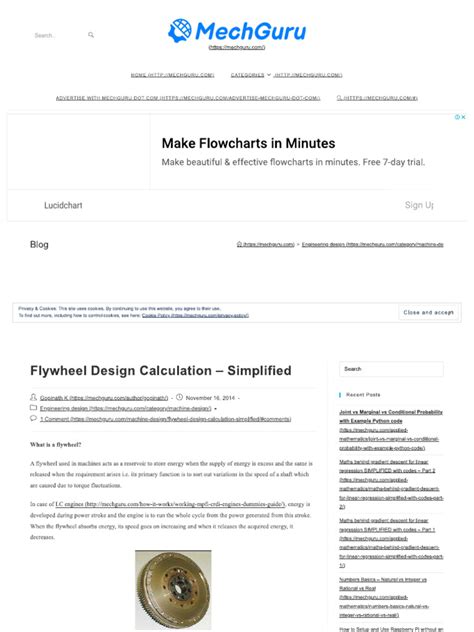 Image result for Flywheel Calculation Examples
