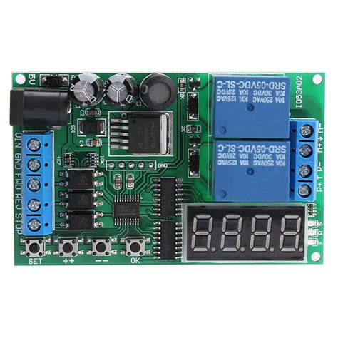 5V - 24V Motor Controller Motor Forward/Reverse Controller Timing Delay ...