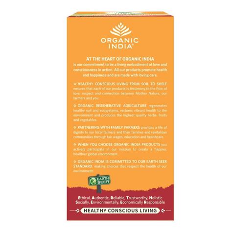 Buy Organic India Moringa Hibiscus Tea on Suvo.co