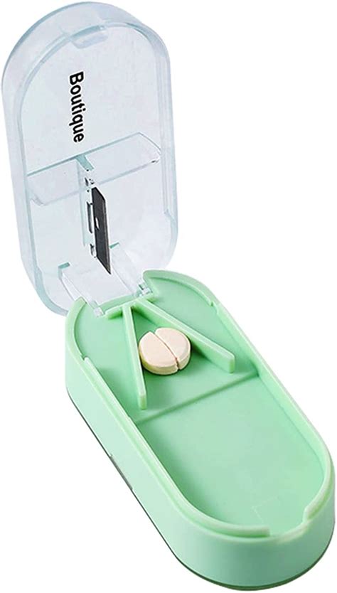 AL ATASH Portable Tablet Cutter with Blade and Storage Compartment ...