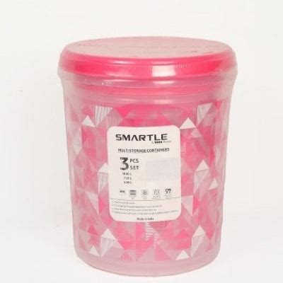 Smartle Ruby Atta Container Pink 1 pc – Starquik