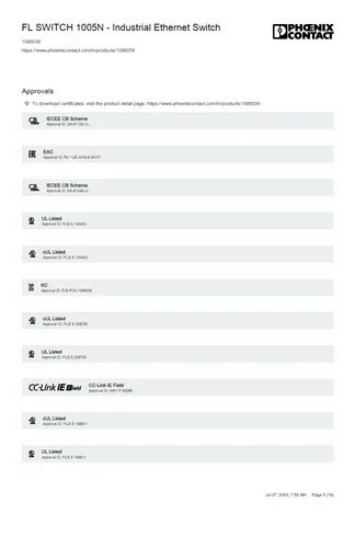 Ethernet Switches - FL SWITCH 1016N-1085255 Industrial Ethernet ...