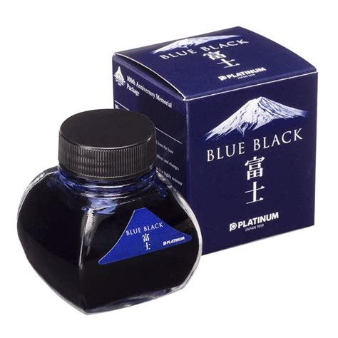 Buy Platinum 100Th Anniversary Water Based Dyestuff Ink Bottle Blue ...