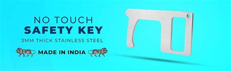 Autofy Multipurpose Antimicrobial Safety Key for No Contact Door Use ...