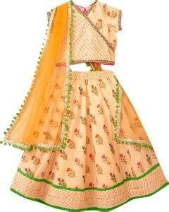 Hopscotch Girls Lehenga Choli Ethnic Wear Floral Print Lehenga Choli ...