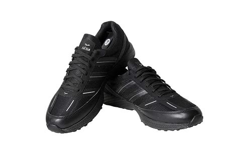 Buy SEGA Men's Black Mesh Running Shoe - 9 at Amazon.in