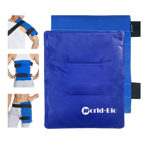World Bio Large Gel Ice Pack And Wrap For Injuries | Desertcart INDIA