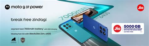 Get a Jio SIM with Jio Motorola g37 Power Offer & Enjoy Benefits