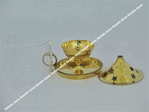 Borosil Brass Mangal Diya - Small – Kamala Stores