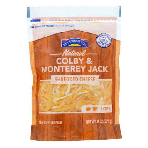Hill Country Fare Colby & Monterey Jack Shredded Cheese, 8 oz | Joe V's ...