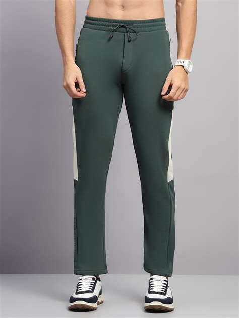 Buy Men Green Solid Regular Fit Winter Lower Online in India - Monte Carlo