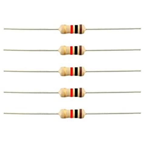 1k Ohm Resistor X 5 Pieces