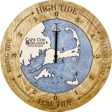 Cape Cod Tide Clock - 24" - Sea and Soul Charts