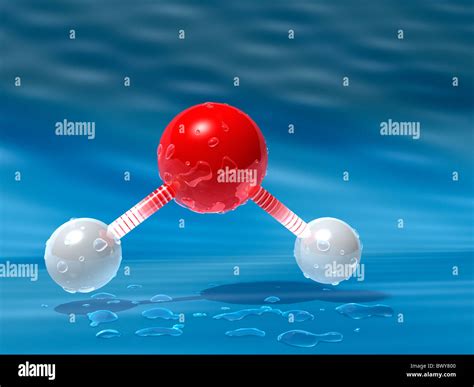 Water molecular model hi-res stock photography and images - Alamy