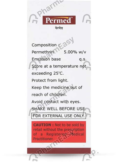Permed 5 % Lotion (60): Uses, Side Effects, Price & Dosage | PharmEasy