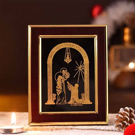 Priest Forever Jesus Gold Frame – TOKENZ