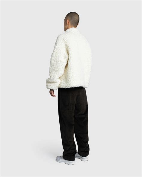 Meta Campania Collective – Jason Shearling Quarter-Zip Natural White ...