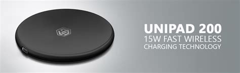 UNIGEN® UNIPAD 200 Wireless Charger, 15W Qi Fast Wireless Charging Pad ...