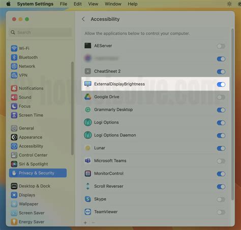 How to Adjust External Display Brightness On Mac (Sonoma)