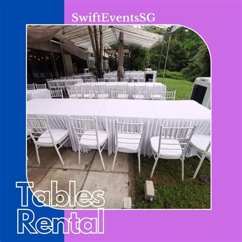 CHEAP Tables and Chairs Rental, Lifestyle Services, Event & Party ...
