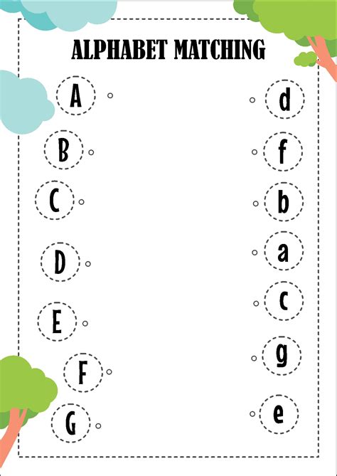 Image result for Alphabet Matching Printable Free