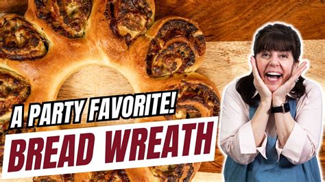The Perfect Party Snack | Pull-Apart Bread Wreath! - ThinkTV