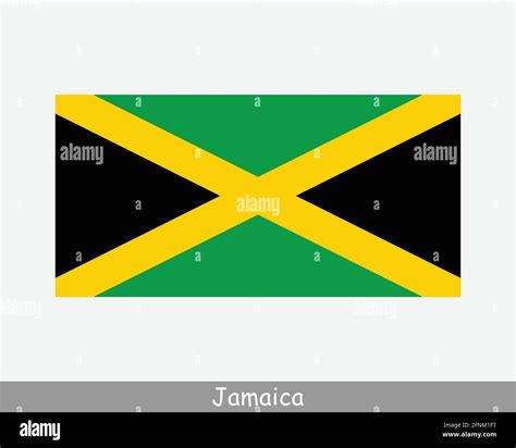 National Flag of Jamaica. Jamaican Country Flag ADetailed Banner. EPS ...